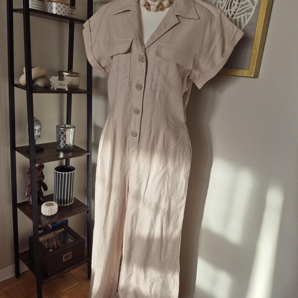 Steve Madden Light Tan Jumpsuit